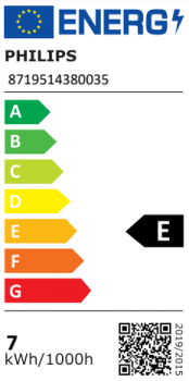 PHILIPS CLASSIC LEDbulb A60, 230V/7W(=60W), 806lm, E27, 2700°K, klar, FIL, NONDIM