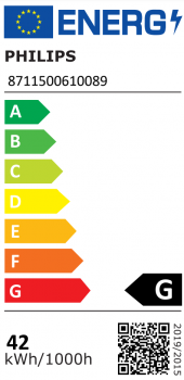 PHILIPS Master PL-T TOP 4pin, 42W/840, Kompaktleuchtstofflampe GX24q-4
