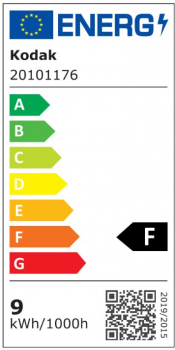 KODAK Max LED A60, 230V/9W(=60W), B22, 827, 4000K, 806lm, 270°, NONDIM