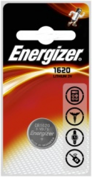 ENERGIZER CR1620, 3V Lithium-Knopfzelle