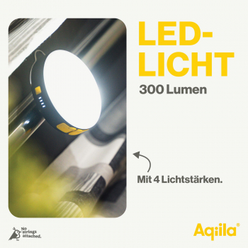 Aqiila Lightbird BL10 - Lampe: 300 Lumen Powerbank: 10'000mAh, 20W Leistung, IP67
