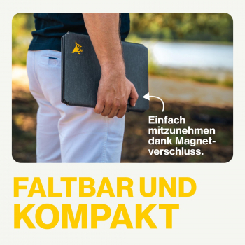 Aqiila Solar Charger Sunbird P56 Grey 56W, Solarpanel mit USB-C-Anschluss
