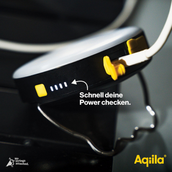 Aqiila Lightbird BL10 - Lampe: 300 Lumen Powerbank: 10'000mAh, 20W Leistung, IP67