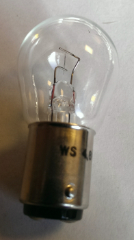 Kugellampe 4,8V/5W, Ba15d, 25x52mm, klar