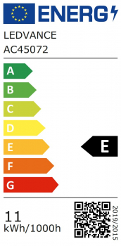 Preview: LEDVANCE LEDtube T9C, 11W/865 (=22W/865), 6500K, 1320lm, Ø212mm, matt, 110°
