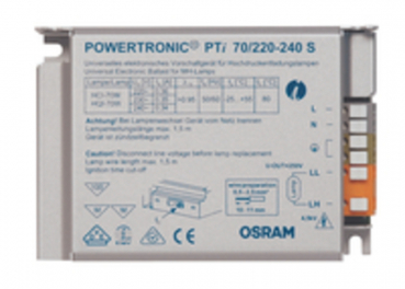 OSRAM POWERTRONIC PTi 70/220-240 S für Leuchteneinbau