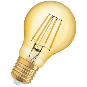 Preview: OSRAM Vintage 1906 CLASSIC A GOLD FIL, 240V/4,5W(=40W), 410lm, 825, NONDIM