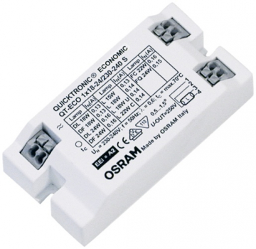 OSRAM Quicktronic QT-ECO, 1x4-16W, 220-240V, 80x40x22 mm