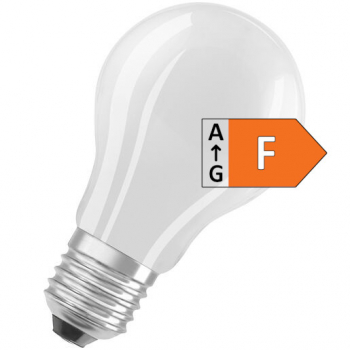 OSRAM PARATHOM CLASSIC A40, FIL, FROSTED, 4,8W(=40W)/827, 220-240V, 470lm, E27, DIM