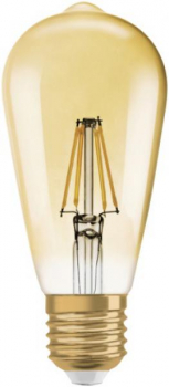 OSRAM LED EDISON VINTAGE, 220-240V, 6,5W=(54W), E27, 2400K, DIM, 64x143mm