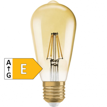 OSRAM LED EDISON VINTAGE 1906, 220-240V, 7W=(54W), E27, 2400K, DIM