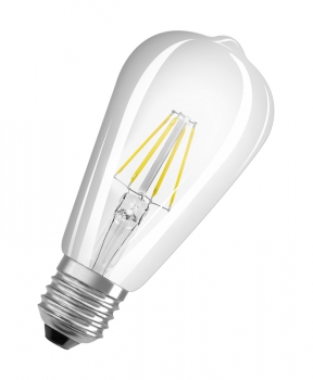 OSRAM Parathom Classic Edison, ST64, 25, 230V/7W(=60W), E27, 2700K, 806lm, NONDIM