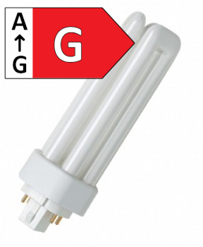 OSRAM Dulux T/E 13W/840, Kompaktleuchtstofflampe mit GX24q-1-Sockel