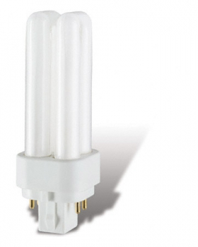 OSRAM Dulux D/E Kompaktleuchtstofflampe, 10W/840, 4p, G24q-1