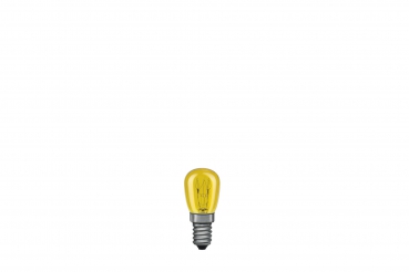 PAULMANN Glühlampe Birnenform, GELB, 230V/15W, E14, 25x60mm