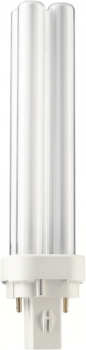PHILIPS Master PL-C Xtra 2P, 26W/830, G24d-3, warmweiss, 1800lm