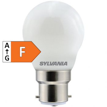 SYLVANIA LED Zierlampe / Kugellampe ToLEDo RETROball satin, 240V/4,5W, B22, 827, matt, NONDIM