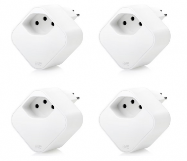 Eve Systems Smart Home Steckdose Eve Energy 4x