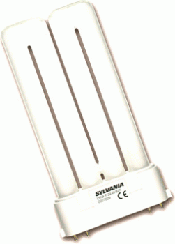 SYLVANIA LYNX-F 24W/827, Kompaktleuchtstofflampe, Sockel 2G10