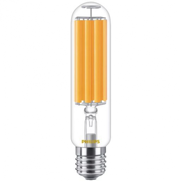 LED-Lampe PHILIPS Master, 230V/42,8W, E40, 2700K, 8000lm, klar, Ø53×236mm