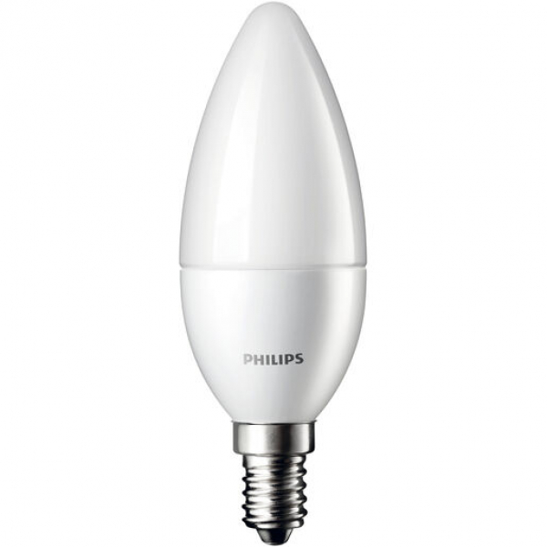 PHILIPS CorePro LEDcandle, 220-240V/5W(=40W), E14, 2700°K, matt