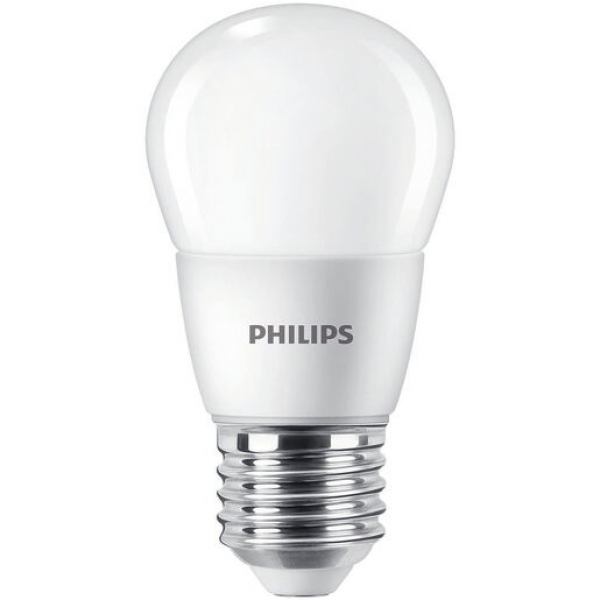 PHILIPS CorePro LEDluster P48, 230V/7W(=60W), E27, 827, matt, 806lm, NON DIM