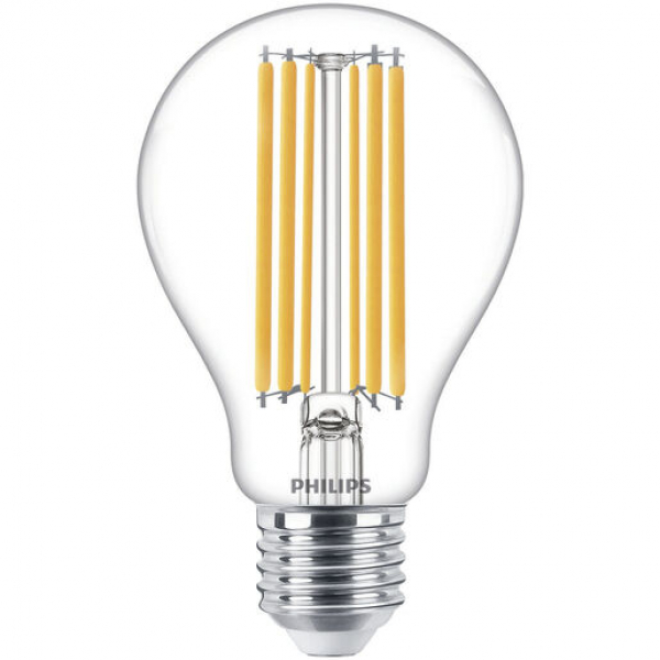 PHILIPS MASTER VALUE LEDbulb A67, 230V/13W(=120W), 2000lm, E27, 2700°K, klar, FIL, NONDIM