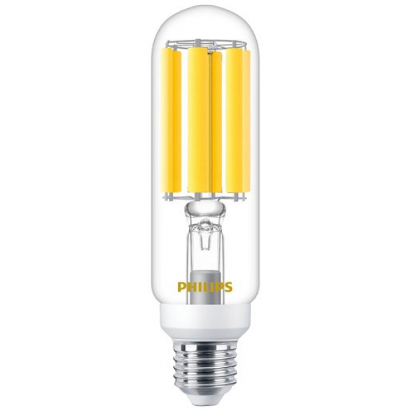 LED-Lampe PHILIPS Master, 230V/28,5W, E27, 2700K, 5400lm, klar, Ø47×194mm