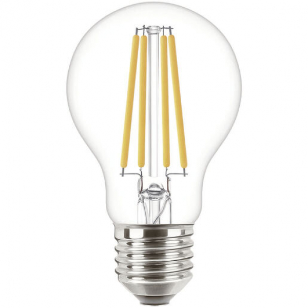 PHILIPS CorePro LEDbulb Filament A60, 230V/10,5W(=100W), E27, 827, 1521lm, klar, NONDIM