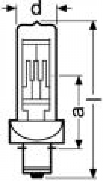 OSRAM 64746, FKD, 230V/1000W, P28s