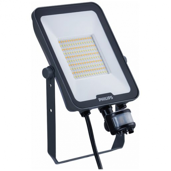 LED-Strahler PHILIPS LEDINAIRE PIR SEN 50W, LED60, 6000lm, 830/840/865, IP65, 50W, grau