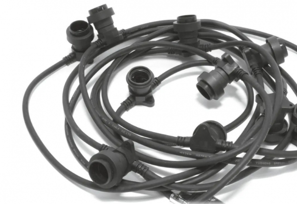 SCHÖNENBERGER LED Party-Deco Illuminationskette Solo, 10xE27, IP44. IP55 Stecker, L=10m (ohne Leuchtmittel)