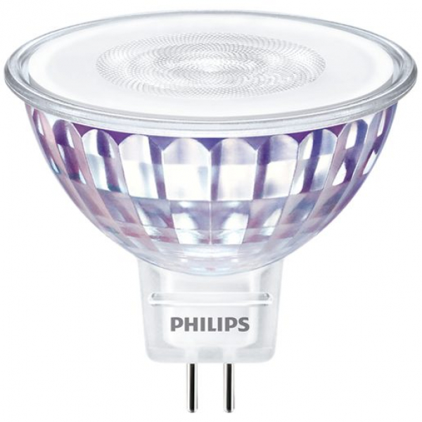 PHILIPS CorePro LED spot, 12V/7W(=50W), GU5.3, 4000K, kühlweiss, 36°, 660lm, NONDIM