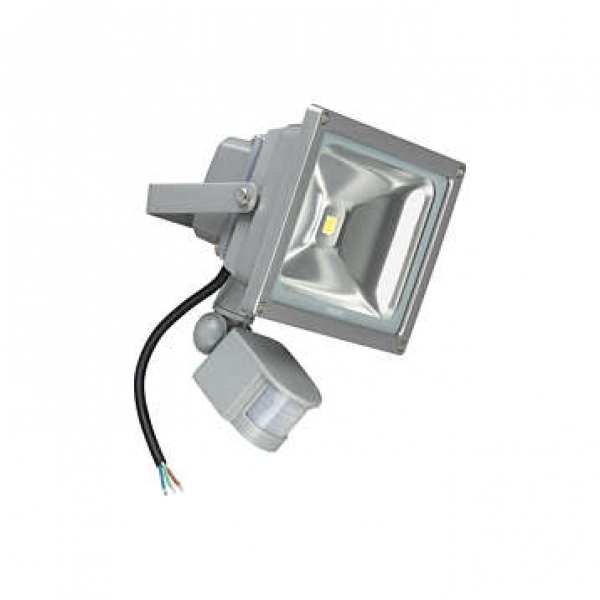 PHILIPS QVF LED, Kompakt-Scheinwerfer mit Bewegungsmelder IP65, 35W(=200W Halogen), 4000°K, 2500lm