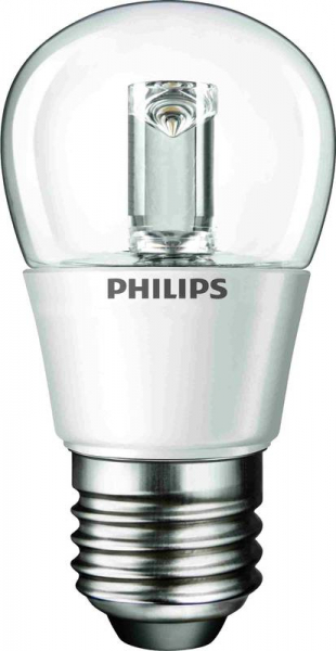 AUSLAUFTYP - PHILIPS Novallure 3W E27 2700K LED LUSTRE CL - LED-Zierlampe, klar