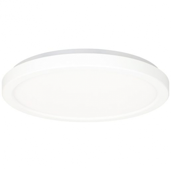 MAX HAURI LED-Decken-/Wandleuchte MH SLIM 22, 10/15W, 1100/1500lm, 3000/4000K, Ø220mm, weiss
