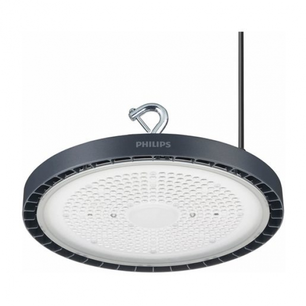 LED-Hallenstrahler PHILIPS CoreLine BY121P, 126W, 20000lm, 4000K, IP65, VWB, grau