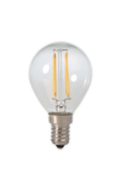 CALEX LED-Filament Zierlampe klar, 240V/2W, E14, P45, 45x78mm, NONDIM