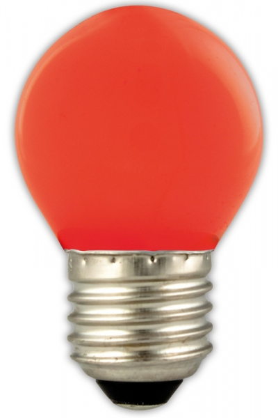 LED-Zierlampe ROT, 230V/1W, E27, NON DIM, 12lm