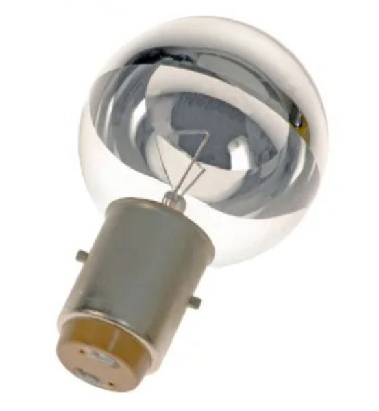 Kopfspiegel, 24V/50W, 50x82mm, Bx22d