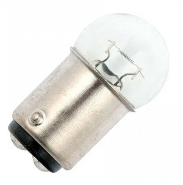 Signallampe Kugel, 40V/3W, 18x35mm, Ba15d, klar