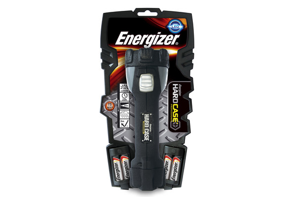 ENERGIZER Taschenlampe Hardcase Pro, 4 LED (inklusive 4 x AA-Batterien)