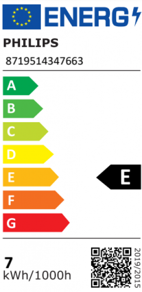 PHILIPS CorePro LEDluster Filament, Zierlampe P45, 230V/6,5W(=60W), E27, 806lm, 2700K, klar, NONDIM