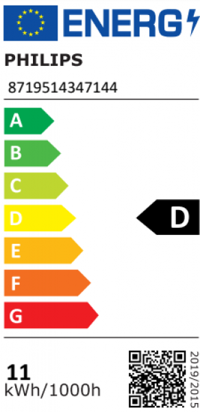 PHILIPS CorePro LEDbulb Filament A60, 230V/10,5W(=100W), E27, 827, 1521lm, klar, NONDIM