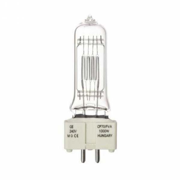 GE GENERAL ELECTRIC 88471, Halogen Display Optic Lamp, 240V/1000W, GX9.5, FVB / FVA