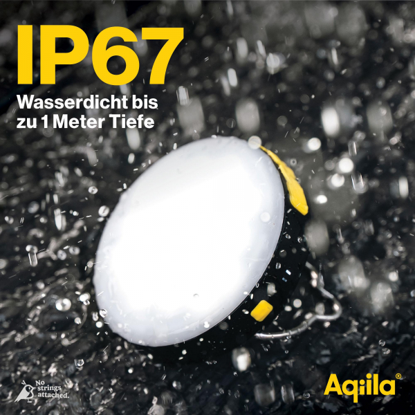 Aqiila Lightbird BL10 - Lampe: 300 Lumen Powerbank: 10'000mAh, 20W Leistung, IP67