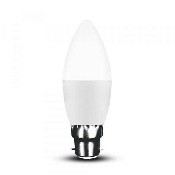 KODAK Max LED Candle Kerzenlampe C37, 230V/7W(=50W), B22, 827, 2700K, 560lm, 270°, NONDIM