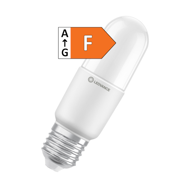 LEDVANCE STICK 60, 230V/8,5W(=60W), E27, 2700K, FR, 806lm, NONDIM
