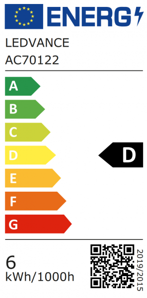 LEDVANCE CLASSIC A60, 230V/5,9W(=60W), 827, 806lm, FR, E27, NONDIM