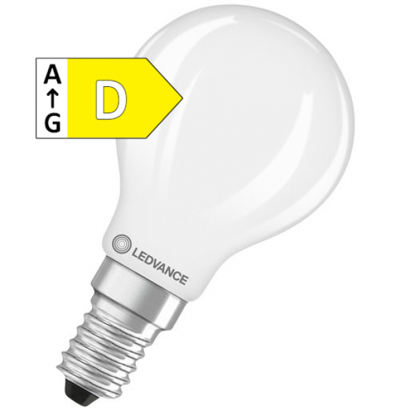 LEDVANCE CLASSIC P60 LED WARM WHITE, 230V/5,9W(=60W), 806lm, 827, 2700K, E14, NONDIM